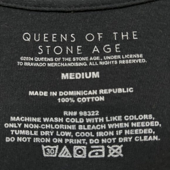 Queens of the Stone Age Snake and Dagger T-Shirt Size Medium - Picture 4 of 4